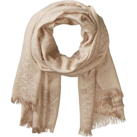 Lightweight Pashmina Scarf for Women Shawl Wrap Winter Fall Accessories Tonal Lo - Picture 4 of 4